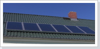 16 m² Aufdach-Solaranlage 16 m² Aufdach-Solaranlage