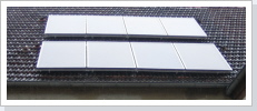 20 m² Aufdach-Solaranlage 2-reihig 20 m² Aufdach-Solaranlage 2-reihig